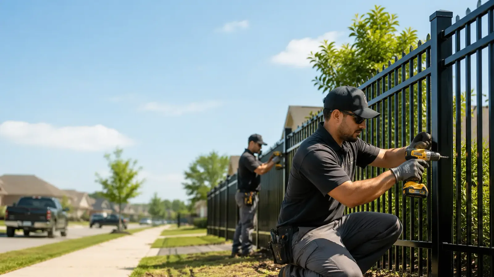 Metal Fence Installation in Bishop, TX